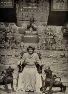  Jacques Marchais in front of the altar of the newly opened Museum. Courtesy of the Jacques Marchais Museum of Tibetan Art collection