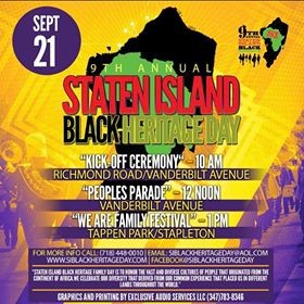 9TH Annual Staten Island Black Heritage Parade/ Family Day 