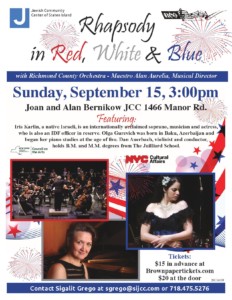 The Richmond County Orchestra Presents: Rhapsody in Red White and Blue 9/15 Staten Island NYC