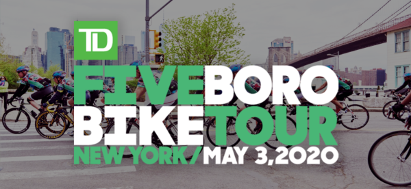 Registration for the 2020 TD Five Boro Bike Tour Opens Wednesday, January 8