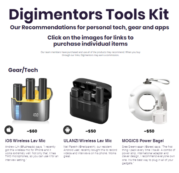 Digimentors Tool Kit: Father's Day 2023 Recommendations for Personal Tech, Gear, and Apps
